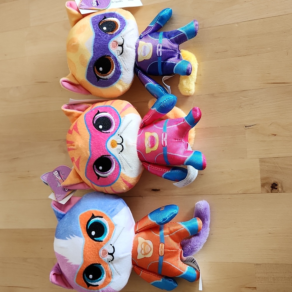 NEW Super Kitties plush toys